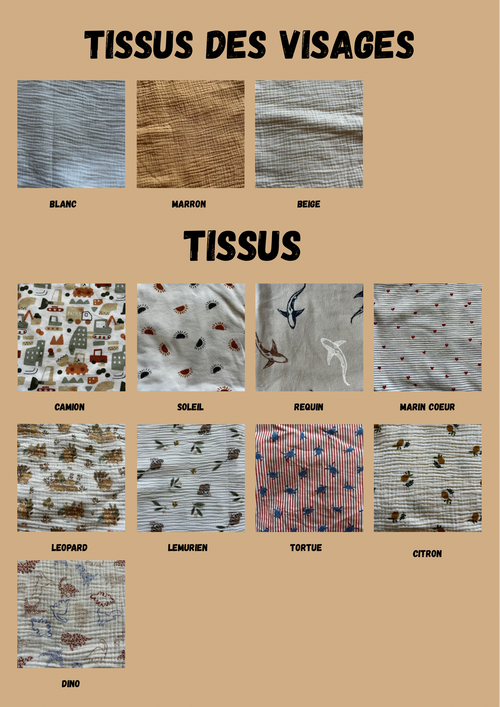 Tissus disponible