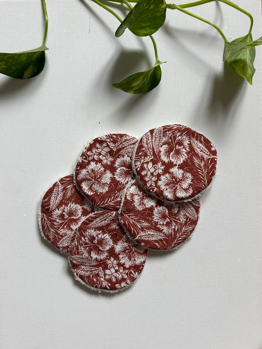 Coton réutilisable x5