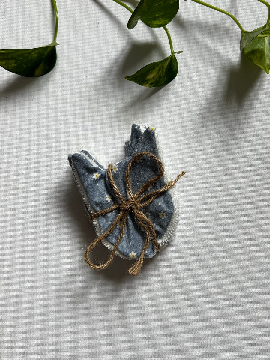 Coton réutilisable x5