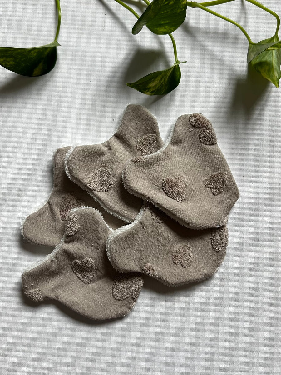 Coton réutilisable x5