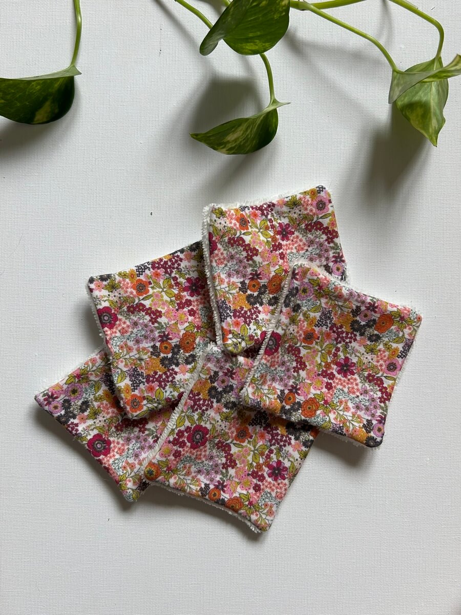 Coton réutilisable x5